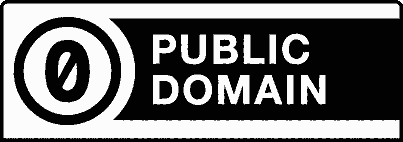 'CC0 public domain' badge